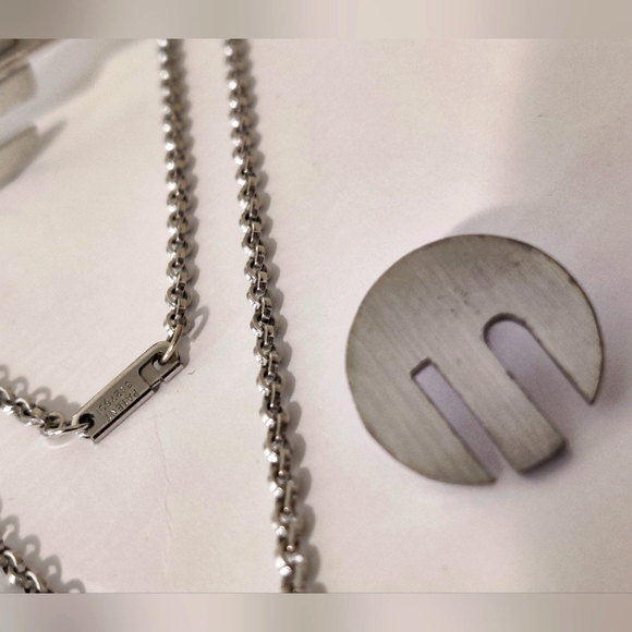 Vintage Guy Vidal Pewter Bracelet, Earrings & Necklace Set - Picture 10 of 13